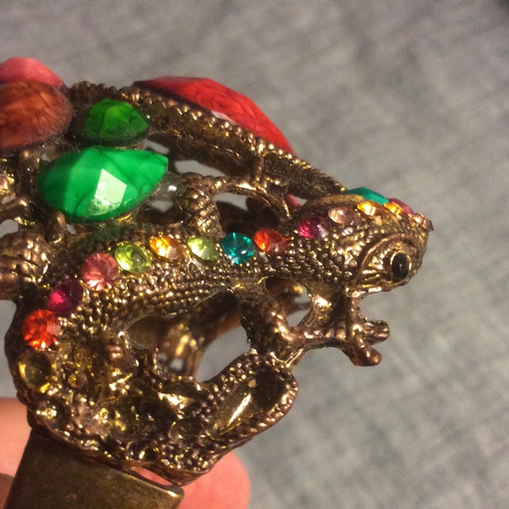 Cuff bracelet, hinged. - Picture 3 of 4